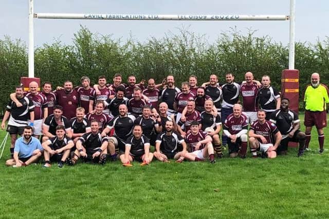 Melton RFC Nomads and East Leake line up together EMN-180424-174845002
