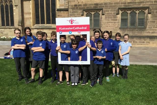 In touching distance of Leicester Cathedral PHOTO: Supplied