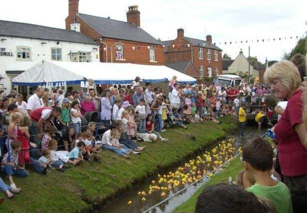 One of Wymeswold's Duck Races PHOTO: Supplied