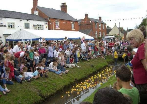 One of Wymeswold's Duck Races PHOTO: Supplied