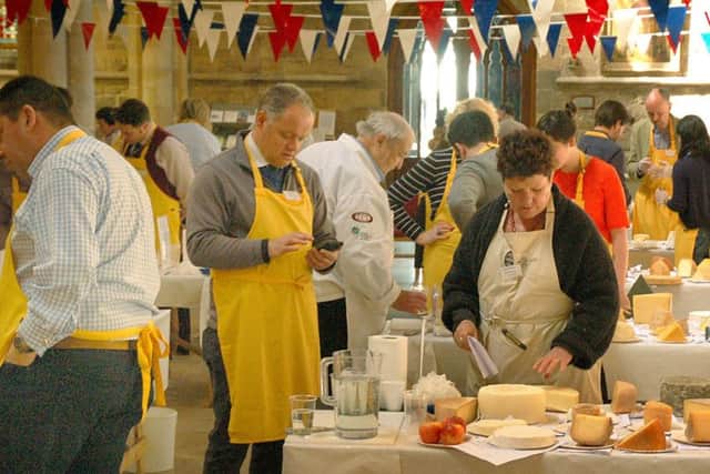 St Mary's Church in Melton is a hive of activity as the judges get to work for the 2018 Artisan Cheese Awards EMN-180427-143536001