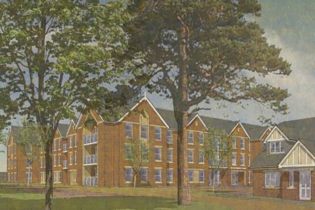 An artist's impression of the planned retirement properties at the former Catherine Dalley House nursing home site in Melton as proposed by developers McCarthy and Stone EMN-180430-111649001