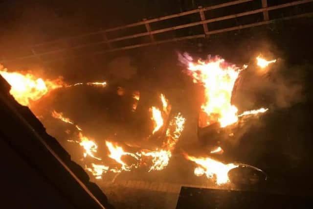 Suspected arson attack at East Goscote EMN-180105-110551001