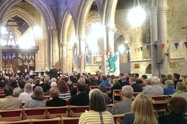 Chamber Orchestra of Uppingham School perform to an audience in St Mary's Church PHOTO: Supplied