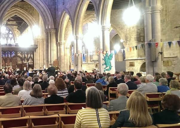 Chamber Orchestra of Uppingham School perform to an audience in St Mary's Church PHOTO: Supplied