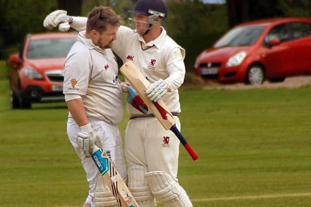 Stuart Rose (left) and captain Charlie Madden were Egerton Park's matchwinners with bat and ball EMN-180805-093613002