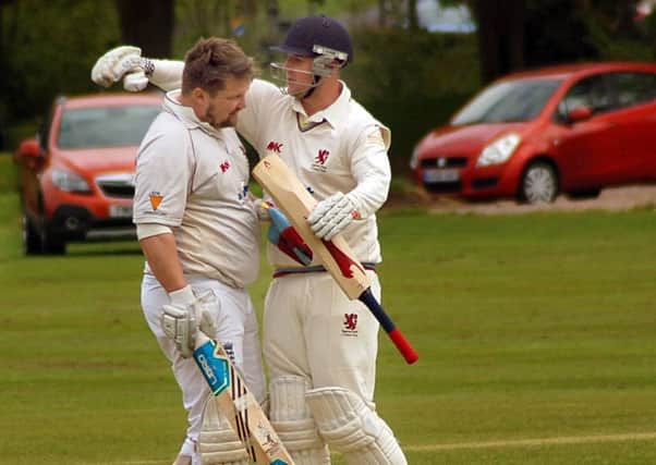 Stuart Rose (left) and captain Charlie Madden were Egerton Park's matchwinners with bat and ball EMN-180805-093613002