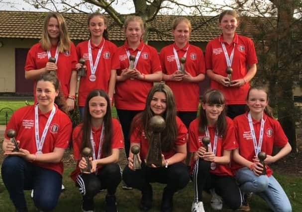 Mowbray Rangers Girls won the U13s fair play award at the ESF Festival EMN-180805-162748002
