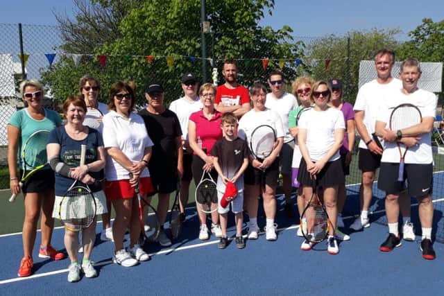 Adult tennis coaching at Melton Mowbray TC EMN-180805-193717002