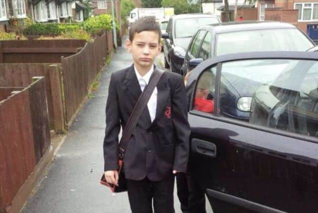 Luke Bayes Aitken, who was 12 when he was killed in a lorry incident EMN-180805-181831001