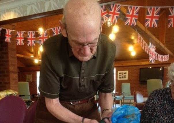 Ray Sherratt piping some chocolate PHOTO: Supplied