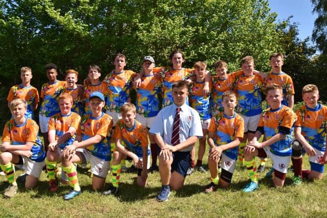Melton RFC U14s added a splash of colour to a successful weekend at Minehead EMN-180515-174525002