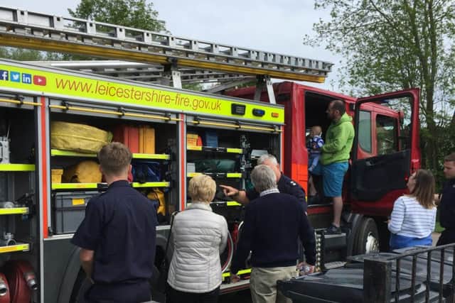 Melton Fire Service with their fire appliance PHOTO: Supplied