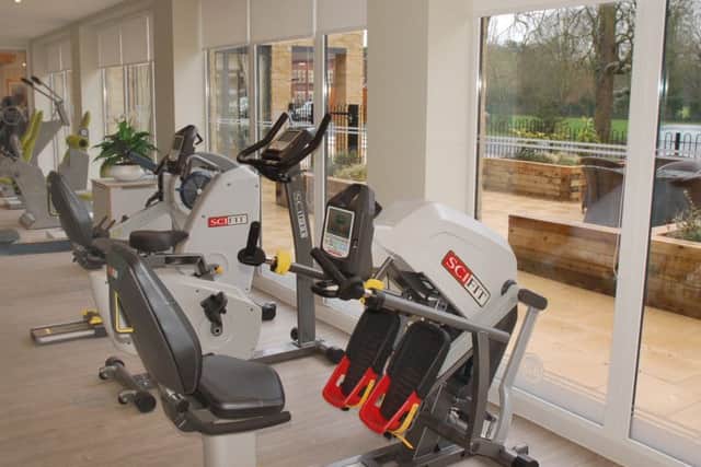 The gymnasium for residents at The Amwell care home in Melton EMN-180518-160416001