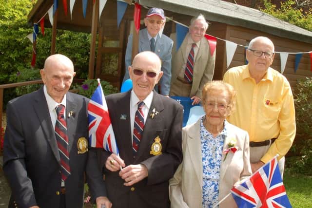 Residents enjoy their garden party at Wexford House in Melton to celebrate the 100th anniversary of the founding of the RAF EMN-180521-173225001