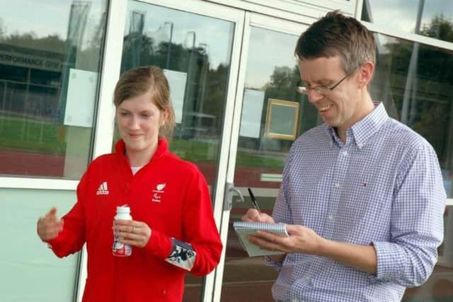 Chris interviews Paralympic sprint champion Sophie Hahn EMN-180523-133838002