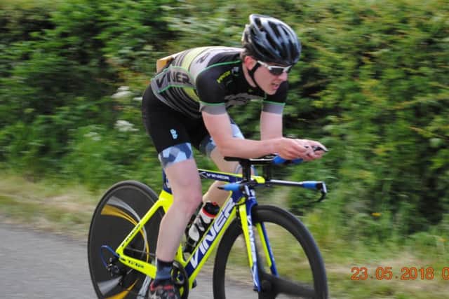 Time trial winner James Ison finished more than two minutes clear EMN-180529-183101002