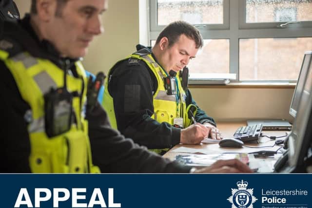 Leicestershire Police have sounded an appeal EMN-180529-162325001