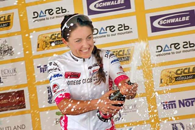 Inaugural Women's CiCLE Classic winner Rebecca Durrell EMN-180529-162527002