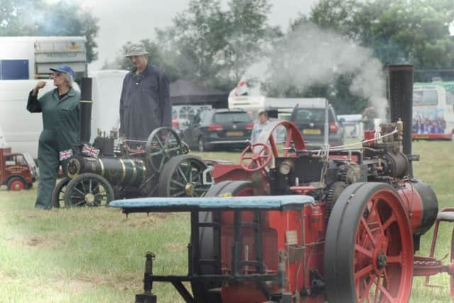 A step back in time as steam engines chug round the fields PHOTO: Tim Williams