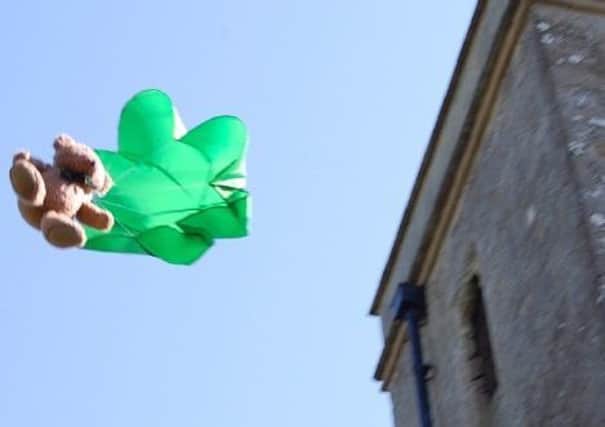 Your brave teddy bear could parachute from the top of St Remigius Church Tower PHOTO: Supplied