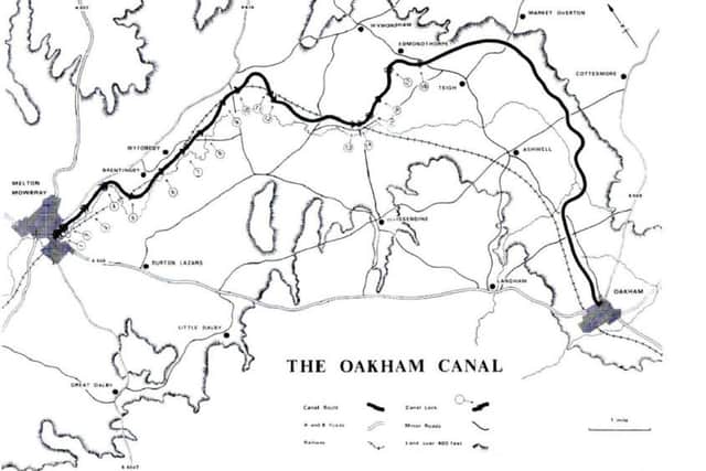 The route of the old Oakham Canal which is the subject of a campaign to restore it EMN-180506-133653001