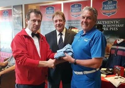 Melton GC vice-captain Gerry Stephens received the nearest-the-pin prize for the par-three fifth EMN-181206-122916002