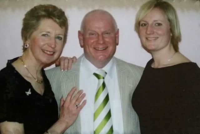 Margaret Payne pictured with late husband Stuart and their daughter Laura EMN-181206-161154001