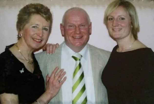 Margaret Payne pictured with late husband Stuart and their daughter Laura EMN-181206-161154001