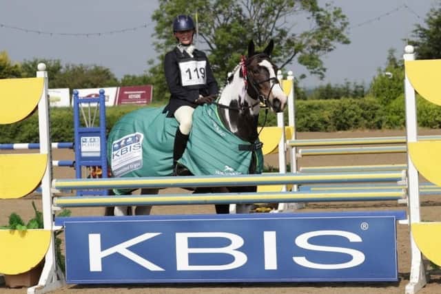 Sarah Nicholls and CSH Sioux, or Simon, had a double clear in the cross country and show jumping EMN-180620-085515002