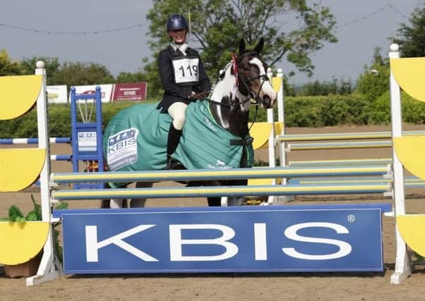 Sarah Nicholls and CSH Sioux, or Simon, had a double clear in the cross country and show jumping EMN-180620-085515002