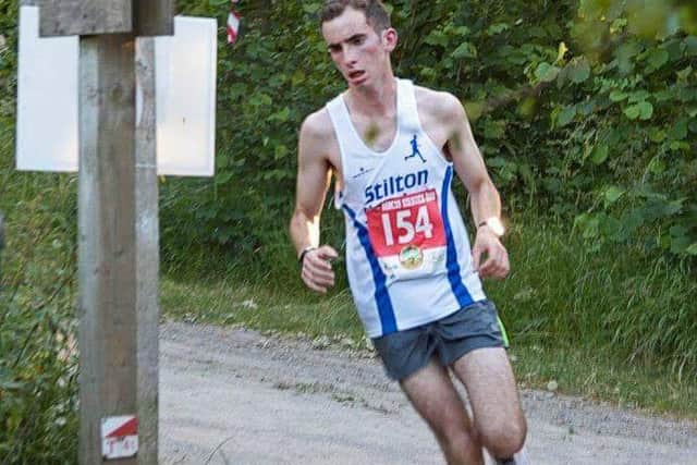 Luke Eggleston was first Stilton Strider finisher at the Beacon Solstice race EMN-180627-130735002