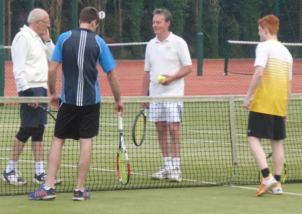 Jeff White and Eddie Milner pictured against Charnwood EMN-180628-100454002