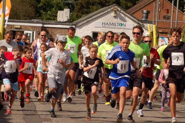 The start from Hamilton Tennis Club PHOTO: Tim Williams