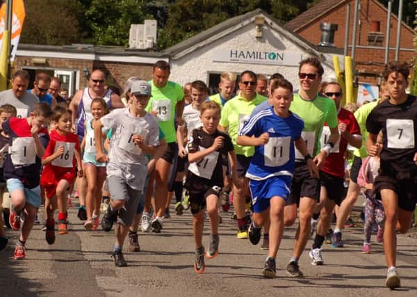The start from Hamilton Tennis Club PHOTO: Tim Williams