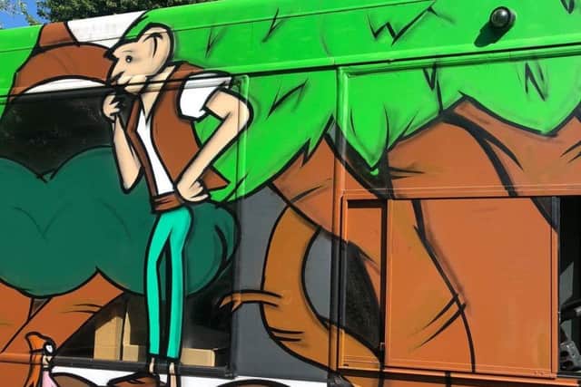 The BFG on the Swallowdale Reading Bus PHOTO: Supplied