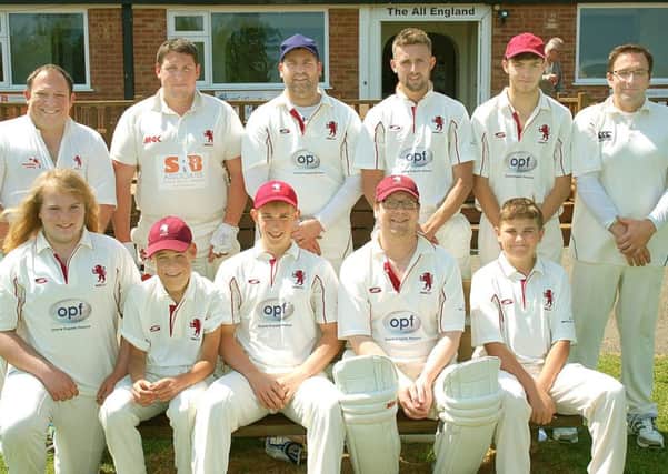Melton Mowbray CC Second XI, from left, back - Darren Smith, Lee Freer, Adam Thompson, Mike Roberts, Harvey Stokes, Jim Eccles; front - Sam Thorpe, Callum Hull, Jamie Tew, James Culy, Max Braine. EMN-180717-105416002