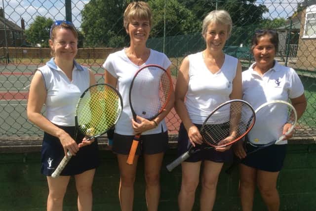 Hamiltons ladies veterans first team beat the heat to record a fine win EMN-180717-151533002