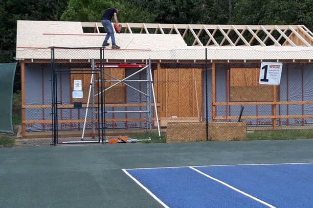 Work continues on the new clubhouse EMN-180717-145752002