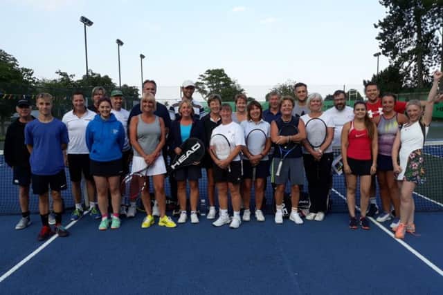 Melton Mowbray Tennis Club members competed at their own Wimbledon doubles tournament EMN-180717-145819002