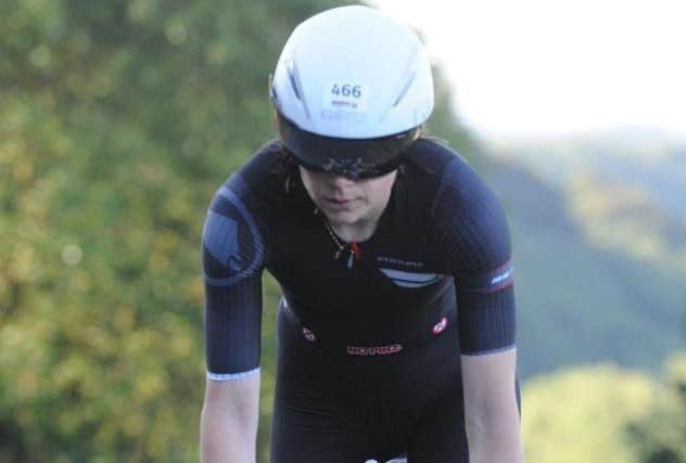 Back on the bike during the epic Ironman test EMN-180718-120746002