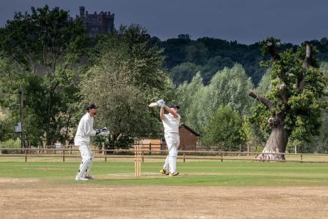 Jake Fisher flays another maximum off the hapless Syston bowlers EMN-180725-132816002