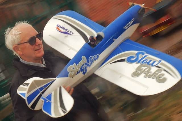 Ray Muse has been a member of the aero model club for 50 years PHOTO: Tim Williams