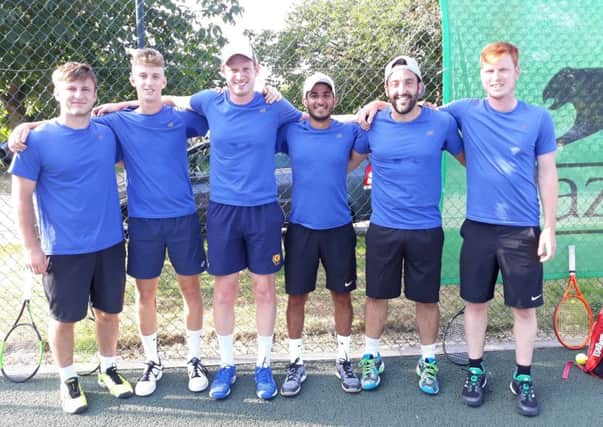 Melton Mowbray Tennis Club's men's A team won the Division One title in style EMN-180731-151138002