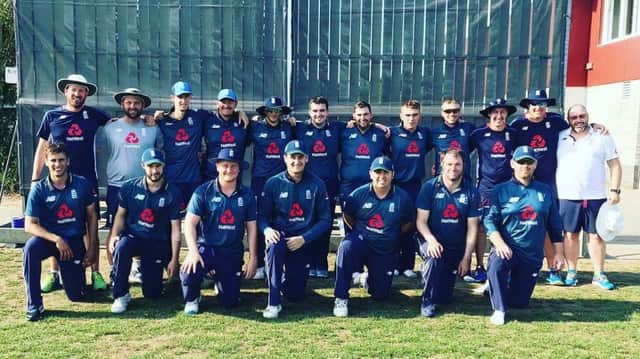 The ECB England Learning Disability squad on tour EMN-180108-083558002
