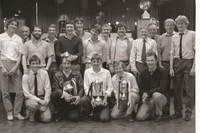 Pictured, back row, fifth from right, with the Methodist United side of 1984/85. EMN-180108-132002002