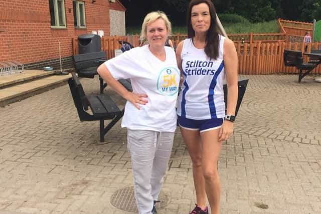 Marie Kennedy (right) with her Melton Weight Watchers coach Kerry Costello PHOTO: Supplied