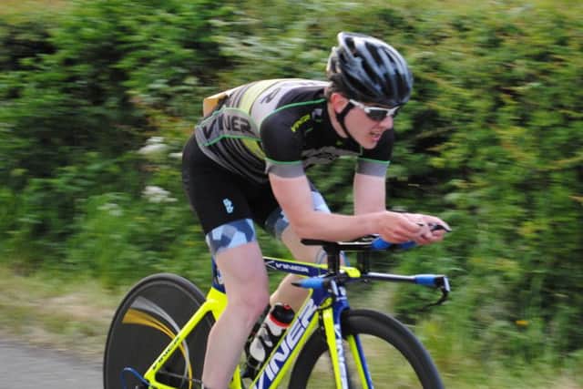 James Ison finished first and second at Meltons Olympics two TT events last week EMN-180815-094946002