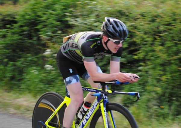 James Ison finished first and second at Meltons Olympics two TT events last week EMN-180815-094946002