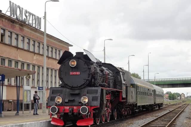 A steam train ready to depart from Wolsztyn station
PHOTO PAUL DAVIES EMN-181008-124532001